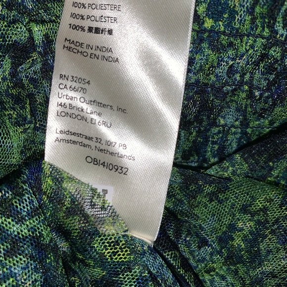 Free people green Penelope top size XL brand new no tags - Picture 6 of 8